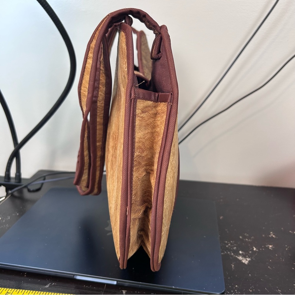 Bohemian style‎ shoulder bag tan brown lightweight purse ?cork - Picture 4 of 9